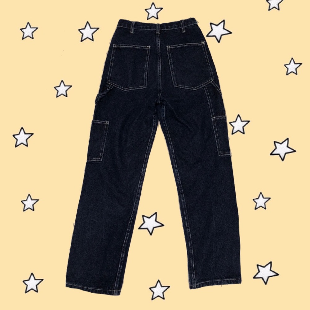 brandy melleville ariana dark wash painter jeans